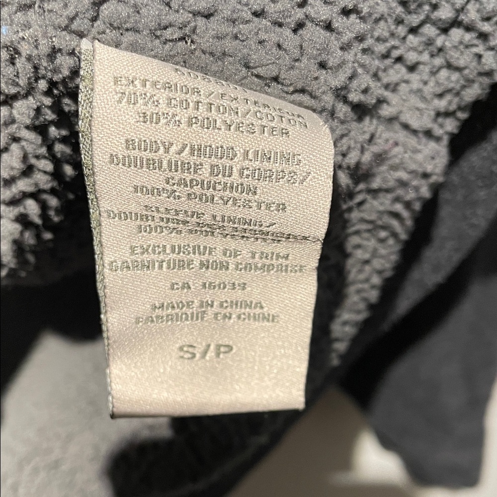 BC Clothing Co. Sherpa Lined Zip Hoodie | Men’s Small | Charcoal Gray - Picture 9 of 10